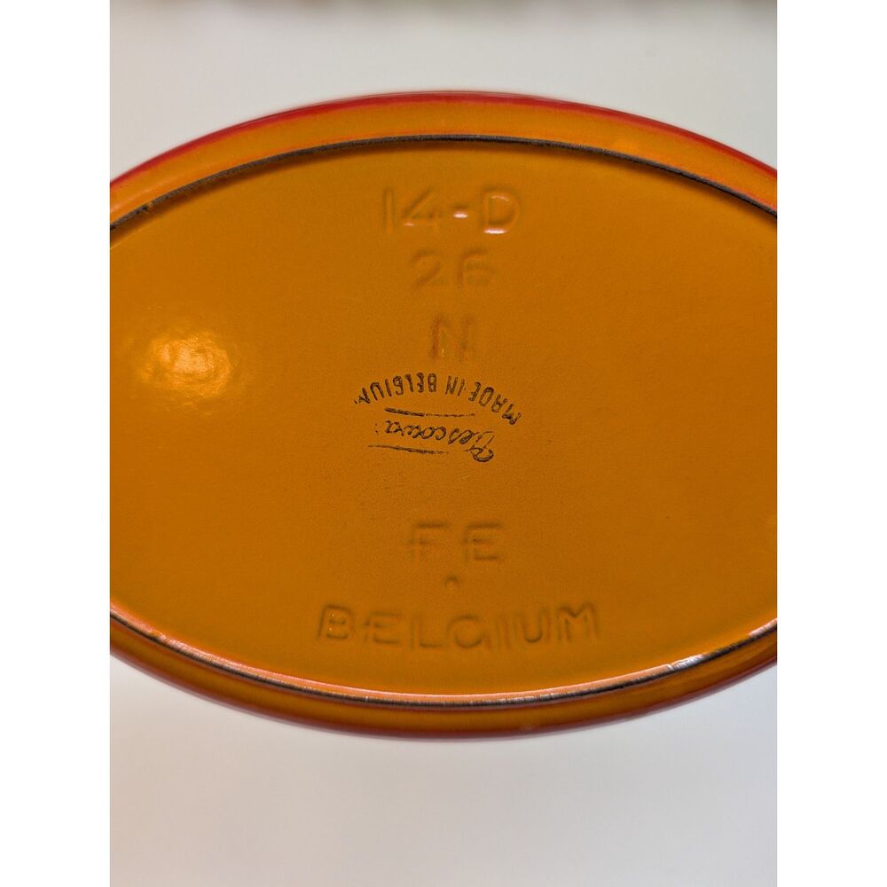 Vintage Descoware Oval Au Gratin Dish